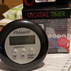 NIB Digital Timer Clip On-Magnetic-Standing,Kitchen or Salon Batteries I…